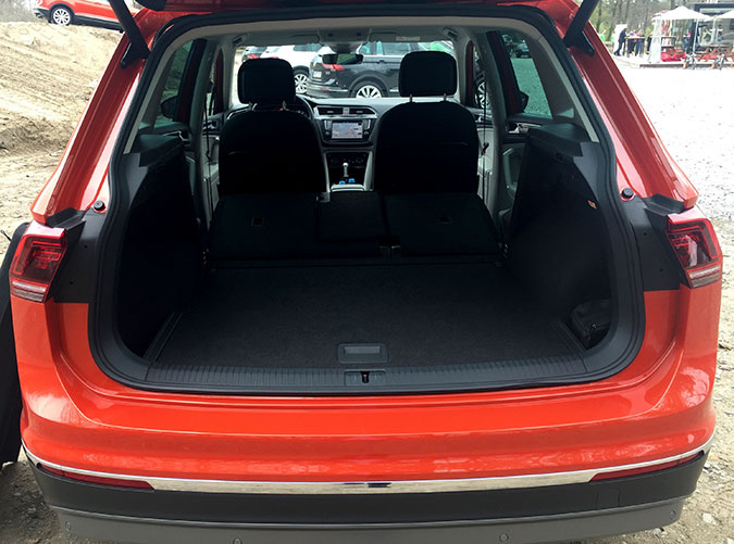 VW Tiguan багажник