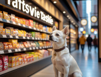 Собака в магазине